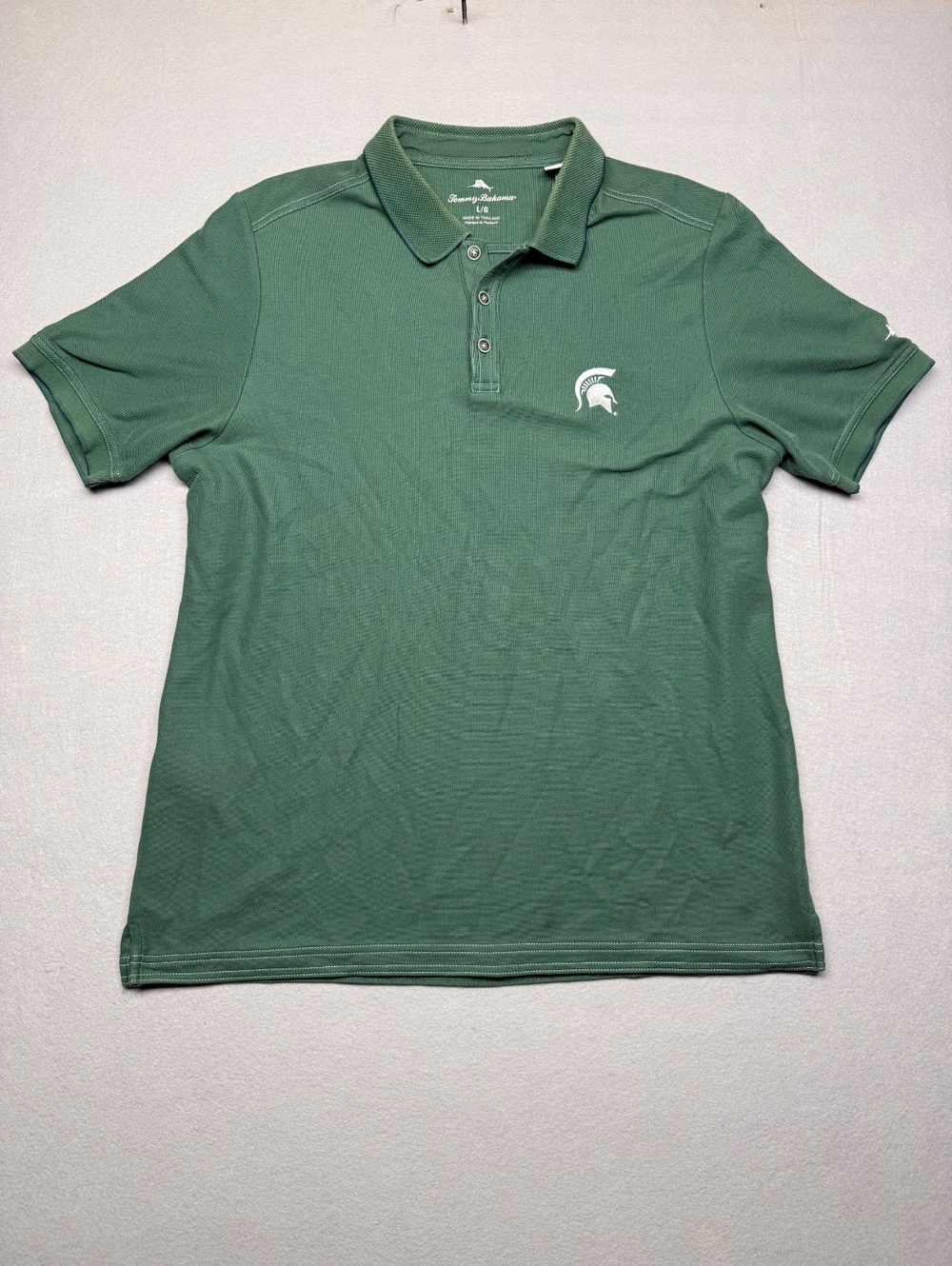 Tommy Bahama Polo Shirt Men's L Green Casual